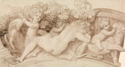 Desenho de Relevo para uma Adega de Sal de Prata de Thomas Stothard