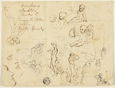 Esboços para a poesia de Samuel Rogers de Thomas Stothard