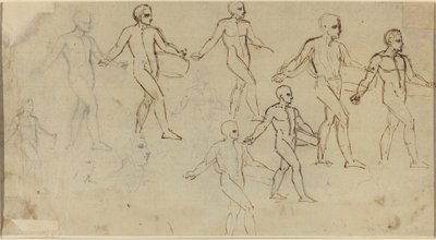 Estudos de um semeador (ilustração para as estações de Thomson) de Thomas Stothard