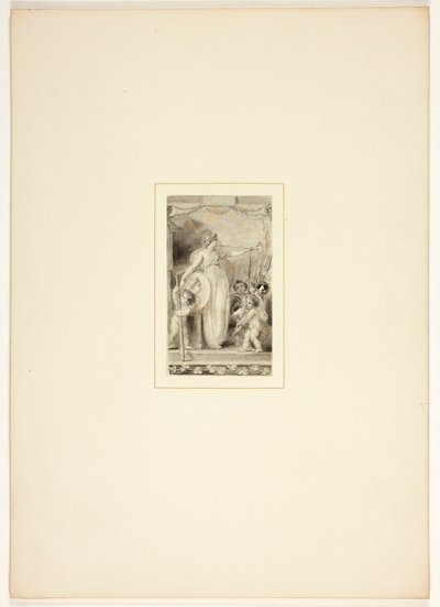 Estudo para uma prancha de A tarefa de Thomas Stothard
