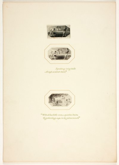 Estudo para uma prancha de A tarefa de Thomas Stothard