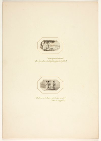 Estudo para uma prancha de A tarefa de Thomas Stothard