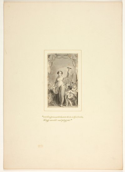 Estudo para uma prancha de A tarefa de Thomas Stothard