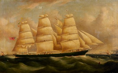 O navio "Gitana de Thomas Streatfeild