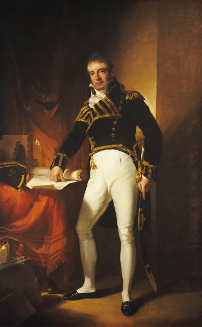 Capitão Charles Stewart, 1811-1812. de Thomas Sully