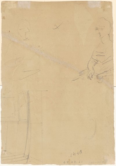 Estudos de Figuras [verso] de Thomas Sully
