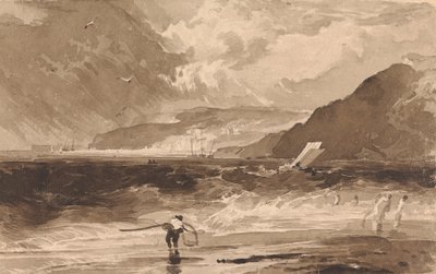Lyme Regis, Dorsetshire, um Squall de Thomas Sully