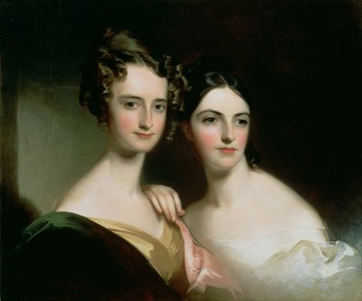 Retrato de Ellen e Mary McIlvaine de Thomas Sully