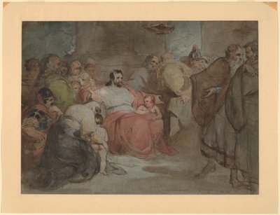 Sofrer as criancinhas de Thomas Sully