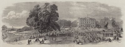 Festa no Norton Hall, o assento de C Cammell, Esquire de Thomas Sulman