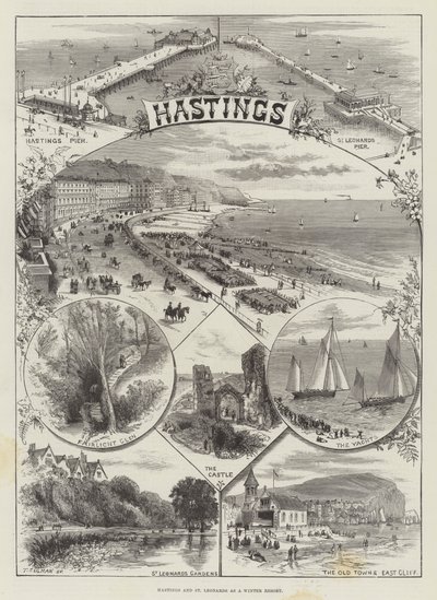 Hastings e St Leonards como um resort de inverno de Thomas Sulman