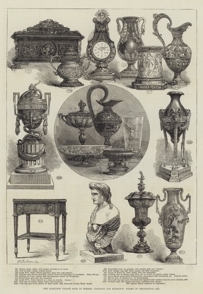 The Hamilton Palace Sale na Messers Christie and Mansion&39;s, Obras de Arte Decorativa de Thomas Sulman