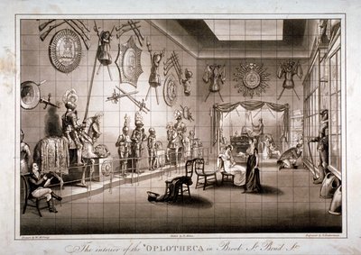 A Hoplotheca, Brook Street, Westminster, Londres, c1810 de Thomas Sutherland
