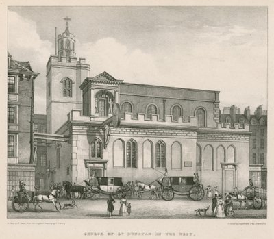 Igreja de St Dunstan no oeste de Thomas Talbot Bury