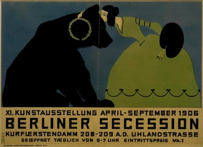 Secessão de Berlim 1906 - T. Heine - Poster, 1906 de Thomas Theodor Heine