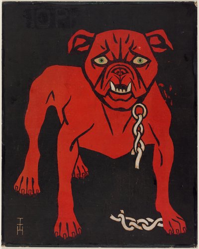 O bulldog Simplicissimus de Thomas Theodor Heine
