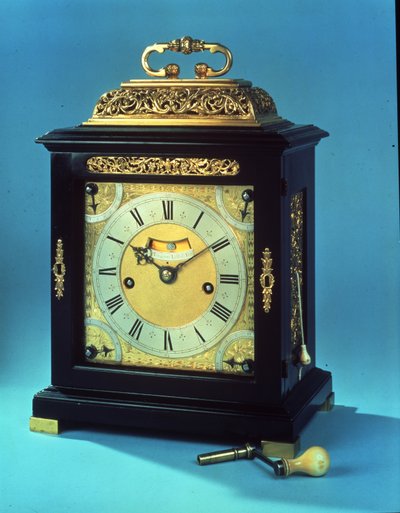 O Sussex Tompion, um impressionante relógio de mesa de oito dias com repetição de um quarto de puxar, c.1675-80 de Thomas Tompion