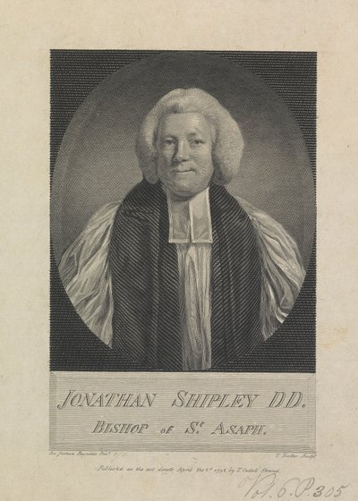 Jonathan Shipley, Bispo de St. Asaph de Thomas Trotter