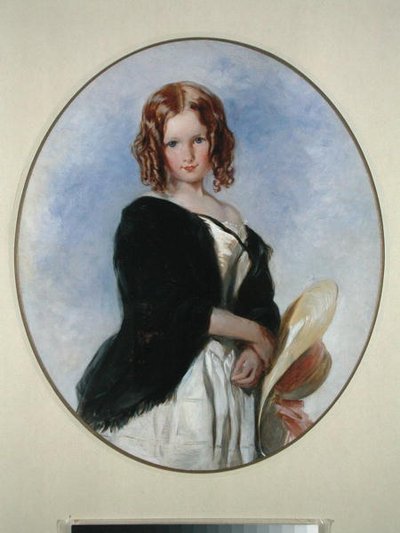 Um Estudo de Retrato de uma Jovem Senhora de Thomas Uwins