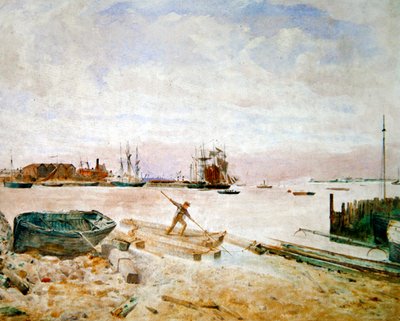 Fleetwood, c.1860 (aguarela sobre papel) de Thomas Wade