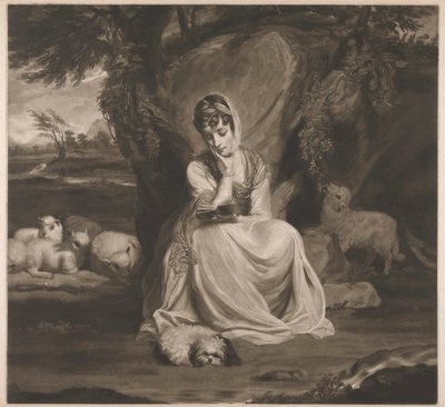 Sra. Frances Ann Crewe como St. Genevieve de Thomas Watson