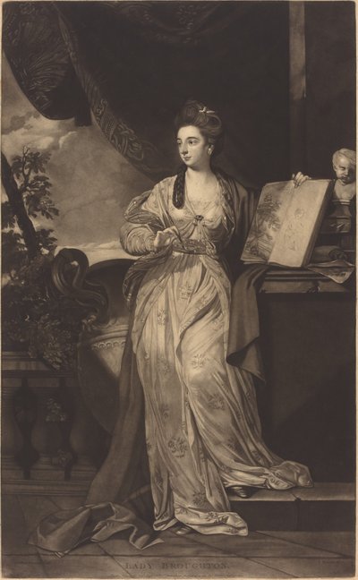 Lady Broughton de Thomas Watson after Sir Joshua Reynolds