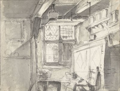 Um quarto interior de Thomas Wijck