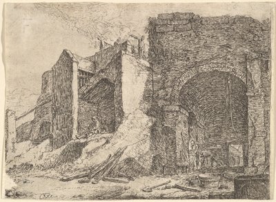 Forja, século XVII. de Thomas Wijck