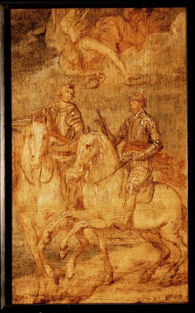Maurício e Frederico de Nassau na batalha de
Nieuwpoort ... de Thomas Willeboirts