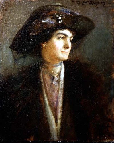 Retrato do Busto de Mabel Persis de Thomas William Roberts