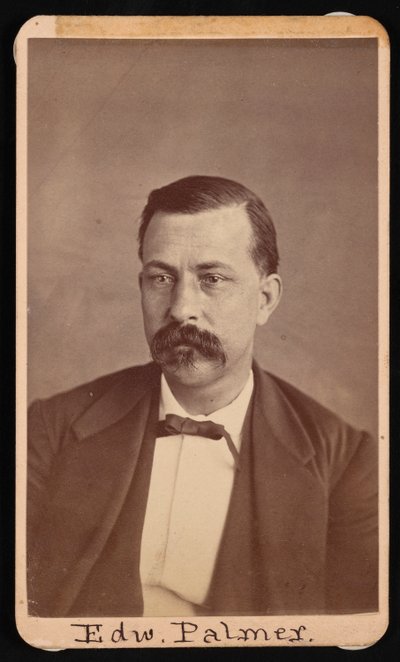 Retrato de Edward Palmer 1829-1911, Antes de 1900. de Thomas William Smillie