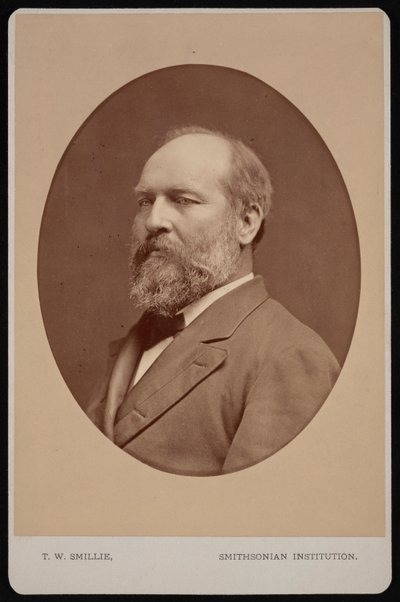 Retrato de James Abram Garfield 1831-1881, junho de 1880. de Thomas William Smillie
