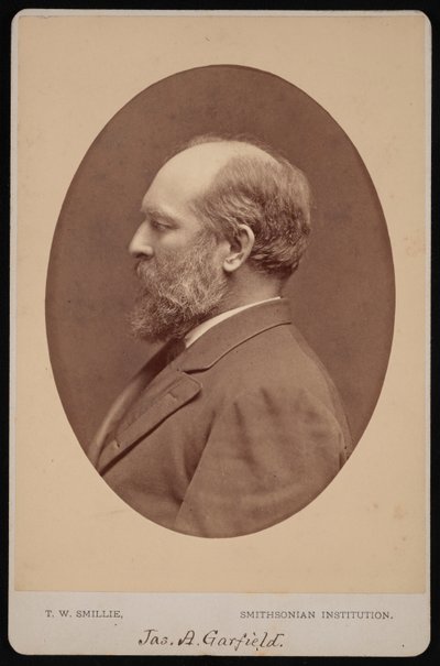 Retrato de James Abram Garfield 1831-1881, junho de 1880. de Thomas William Smillie
