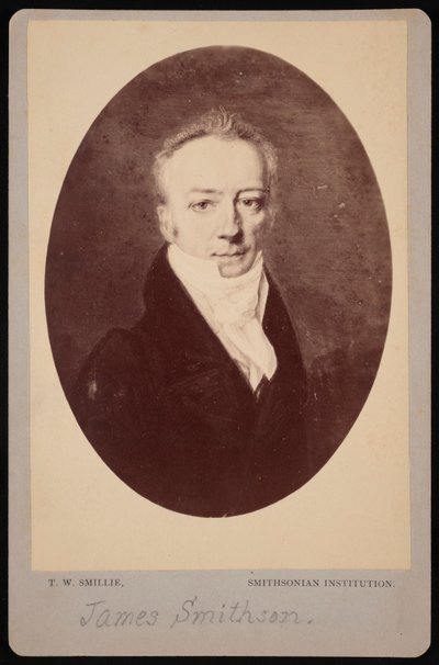 Retrato de James Smithson 1765-1829, 1816 fotografado na década de 1870. de Thomas William Smillie