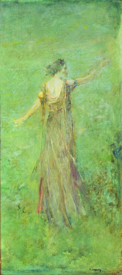 Junho, c. 1920 (óleo sobre tela) de Thomas Wilmer Dewing