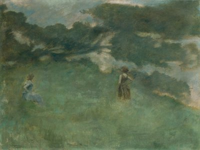 O tordo eremita de Thomas Wilmer Dewing