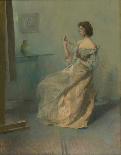 O colar de Thomas Wilmer Dewing
