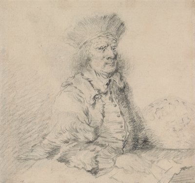 Rembrandt com um chapéu de pele de Thomas Worlidge