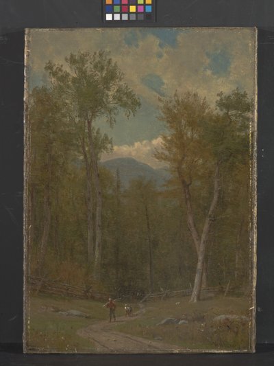 Paisagem (óleo sobre tela) de Thomas Worthington Whittredge