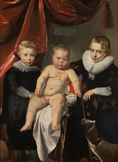 Retrato de Grupo de Três Irmãos
Retrato de Grupo de Três Irmãos, chamados Hendrick, Johannes e Simon de Thomas de Keyser