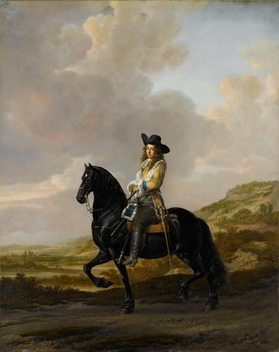 Pieter Schout a Cavalo
Retrato de Pieter Schout (1640-69) de Thomas de Keyser