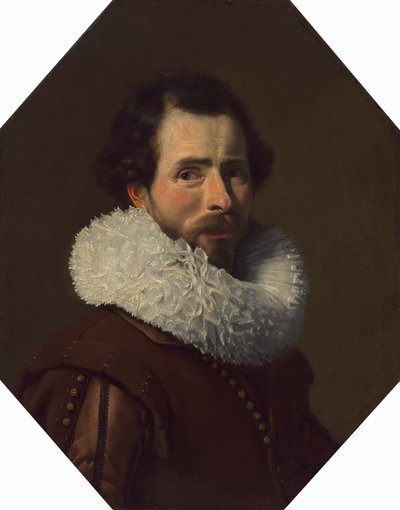 Retrato de um cavalheiro vestindo uma gola chique, 1627. de Thomas de Keyser