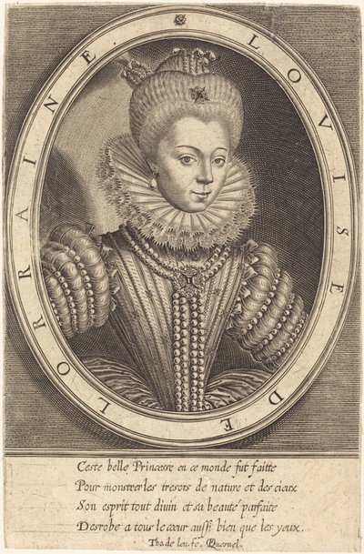 Luísa de Lorena de Thomas de Leu after François Quesnel