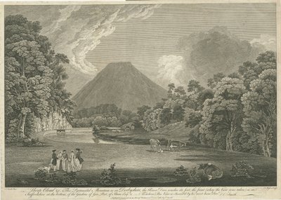 Dovedale - Thorpe Cloud: gravura, nd [c 1766] (impressão) de Thomas of Derby (after) Smith