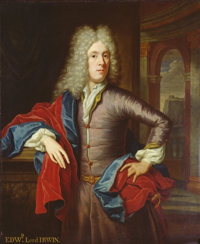 Retrato de Eduardo, 4º Visconde Irwin (1686-1714) (óleo sobre tela) de Thomas van der Wilt