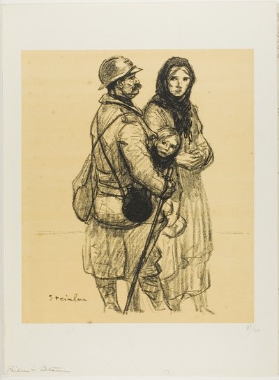 Um soldado para Pétain de Théophile Alexandre Pierre Steinlen