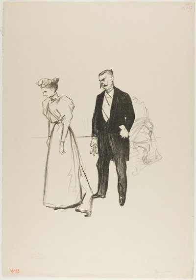 Finalmente sozinho! de Théophile Alexandre Pierre Steinlen