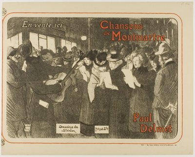 Canções de Montmartre de Théophile Alexandre Pierre Steinlen