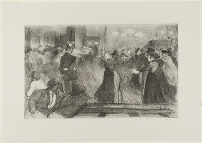 Salão de dança de Théophile Alexandre Pierre Steinlen