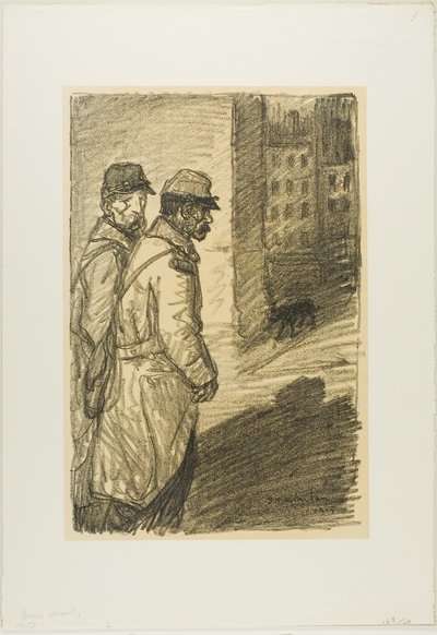 Cães errantes de Théophile Alexandre Pierre Steinlen